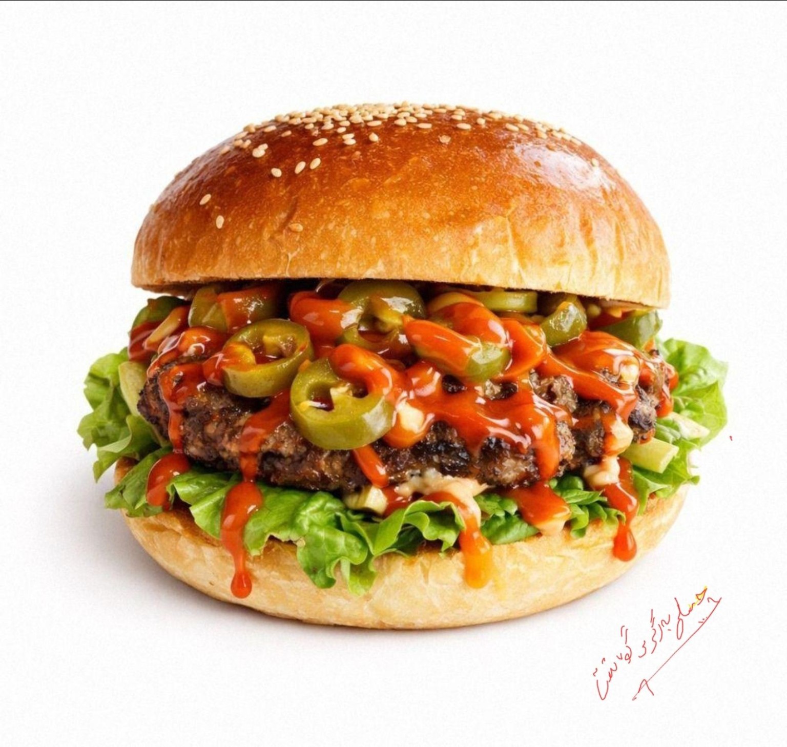 چیلی بەرگر گۆشت